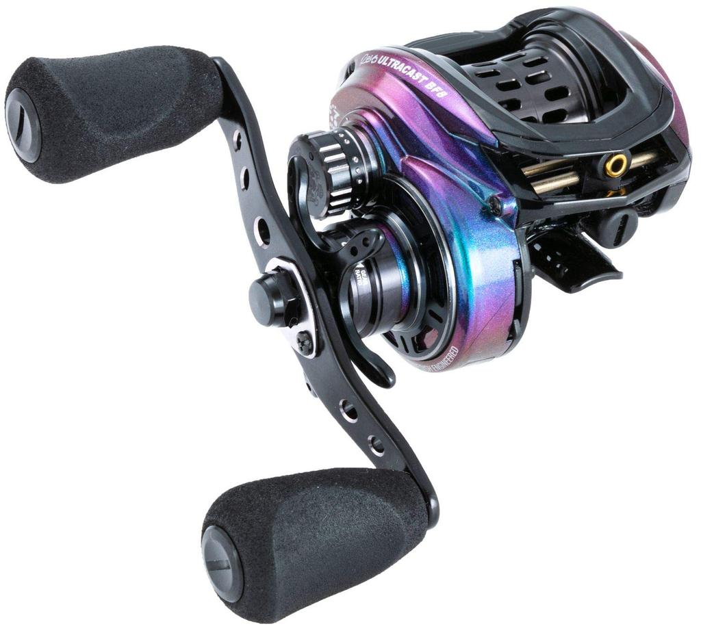 AbuGarcia REVO ULTRACAST BF8 Right-Handed Carbon Handle with Bait Finesse Spool, Super High Gear for Saltwater Fishing