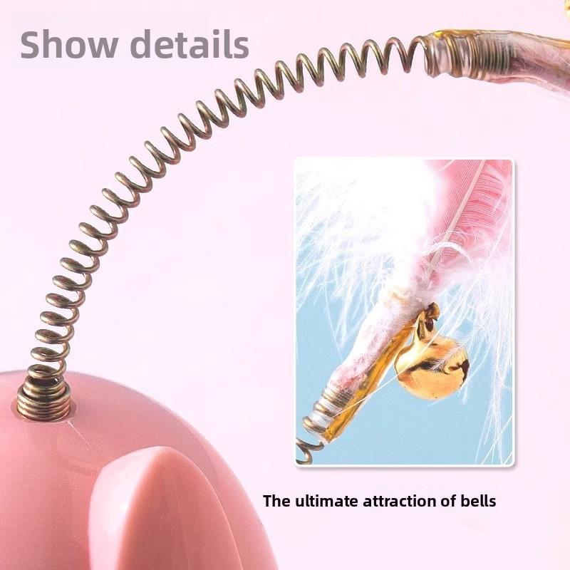 Cat Toys, Cat Players, Feather Dolls, Bells, Self-entertaining and Boring Gadgets, Adult Cat Toys, Kitten Toys, Pet Supplies
