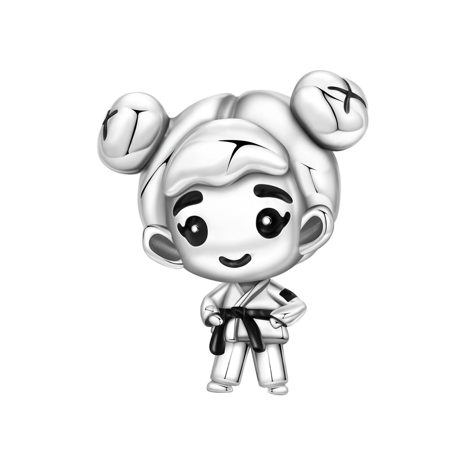 

PANPOKI copper Cartoon Girl Model Bead Charms Authentic Pendants Bracelets Charm Jewellery Party Do It Yourself Trendy Gifts