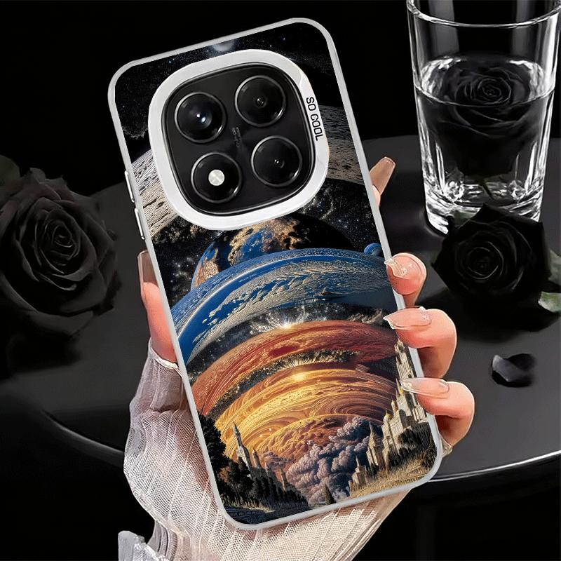 

Earth Stars Space Universe Soft Phone Case for Xiaomi Redmi Note 13 14 15 Pro Plus 12S 12 11S 11 11T 10S 10 Shockproof Cover Bac Redmi Note 14 4G