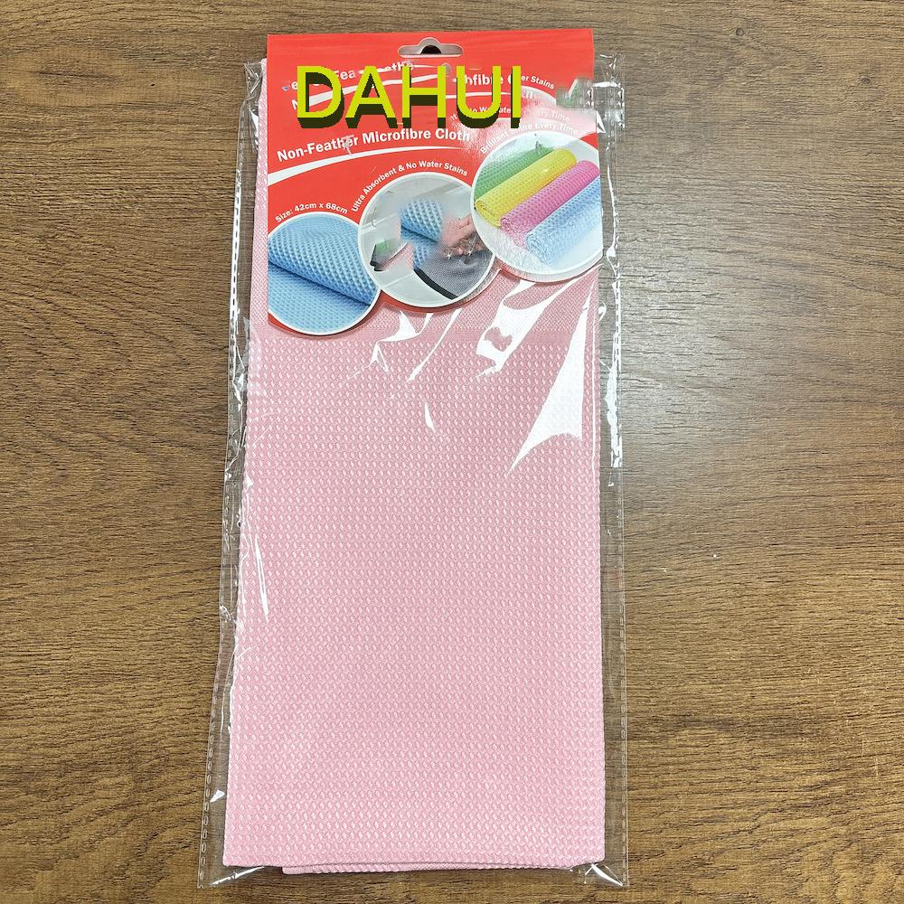 Oem Kitchen Set Microfiber Waffle Jacquard Weave Towels 40*60Cm Tea Towel Microfibre Dish Cleaning Cloths 1&Machine Wash розовый