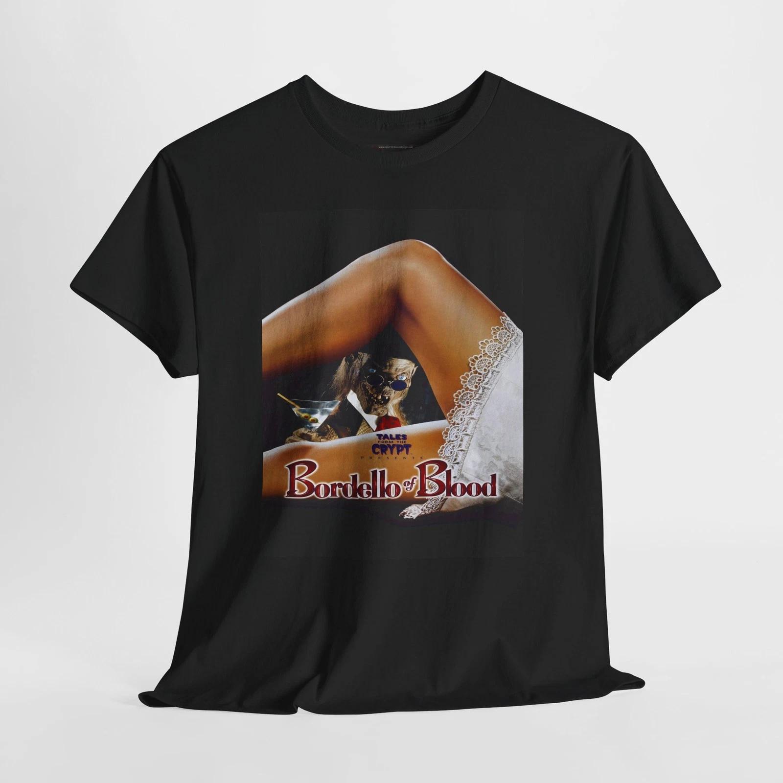 Bordello of Blood 1996 Retro Movie Poster Horror Unisex Graphic T-Shirt S