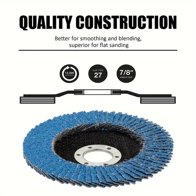 4/8/12Pcs 125mm Metal Sanding Flap Discs Angle Grinder Wheels Blade 40/ 60/80/120grit Flap Sanding Disc Angle Grinder Grinding