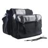 Bike Panniers Bag Large-Capacity Canvas Bicycle Bag Rear Rack Bag for Cycling Traveling Commuting