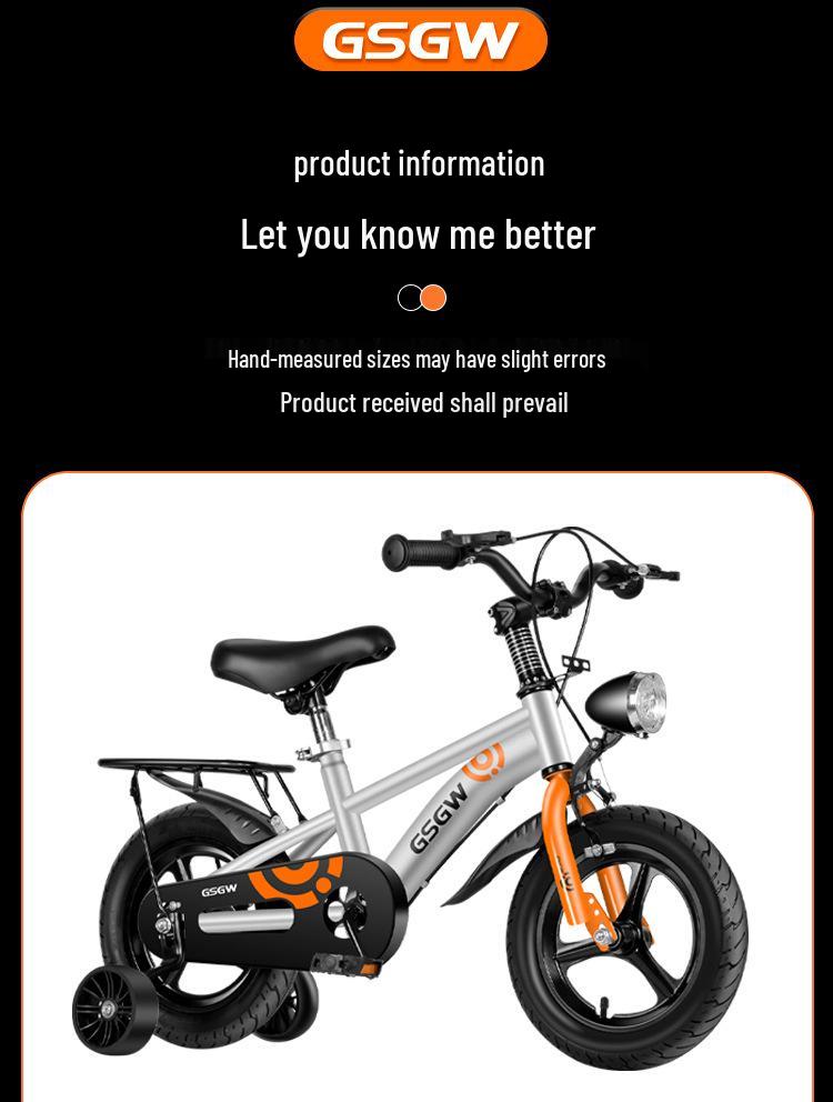 Dětské kolo pro věk 3-9 let - Chlapecké a dívčí šlapací kolo