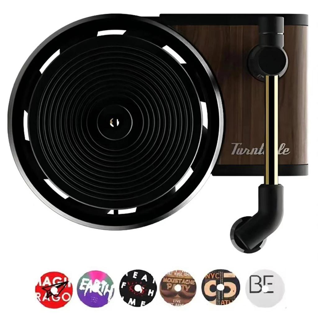 Record Player Aromas Diffuser for Car Airs Outlet Automotive Air-outlet Fragrance Diffuser for Vehicle Car