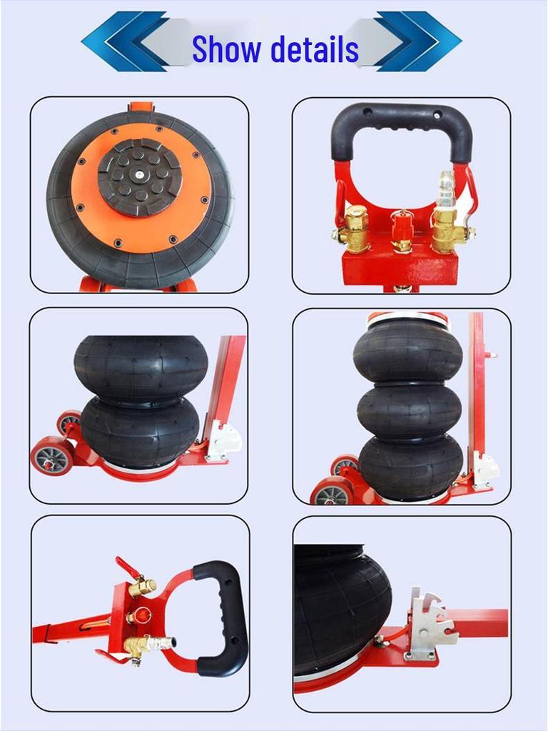 Ruční dvoumadlový 3T/5T vzduchový zvedák