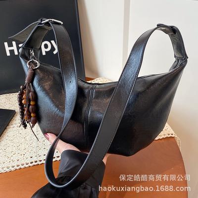 Premium Sense Maillard Bag Women's 2025 New Trendy Fashion Popular Shoulder Bag Autumn and Winter Explosion Messenger Dumpling Bag