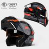 DOT Certified Flip-Up Full Face Motorcycle Helmet - All-Season, Off-Road Safety Helmet for Men and Women