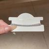 Korean Style Cubic Zirconia Line Buckle Bracelet: Minimalist, Luxurious, Versatile Women's Jewelry.