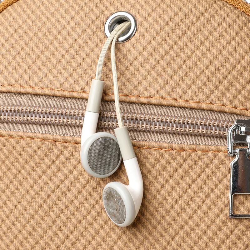 Women's PU Shoulder Bag Multi-compartment Double-use Handbag Soft Leather Crossbody Bag