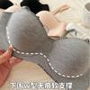 Traceless underwear women's small breasts gather and show large, no steel ring soft support anti-hanging AA flat chest bra cover flat chest girl