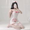 Domila Sexy Lingerie Women's Suit Pajamas Temptation Qqny Wholesale White Nurse Uniform One Piece Hair