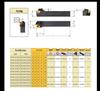 75° M-Type External Turning Tool Holder: MCKNR/MCNCL 2020K12, 2525M12, 3232P12, 4040R12