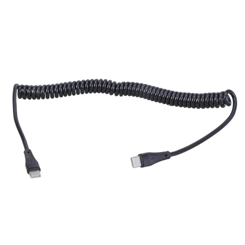 Type C To Type C 100W Collapsible  Data Cable Fast Speed Charge Cord Supports 480Mbps Transfer for Various Type C Gadgets