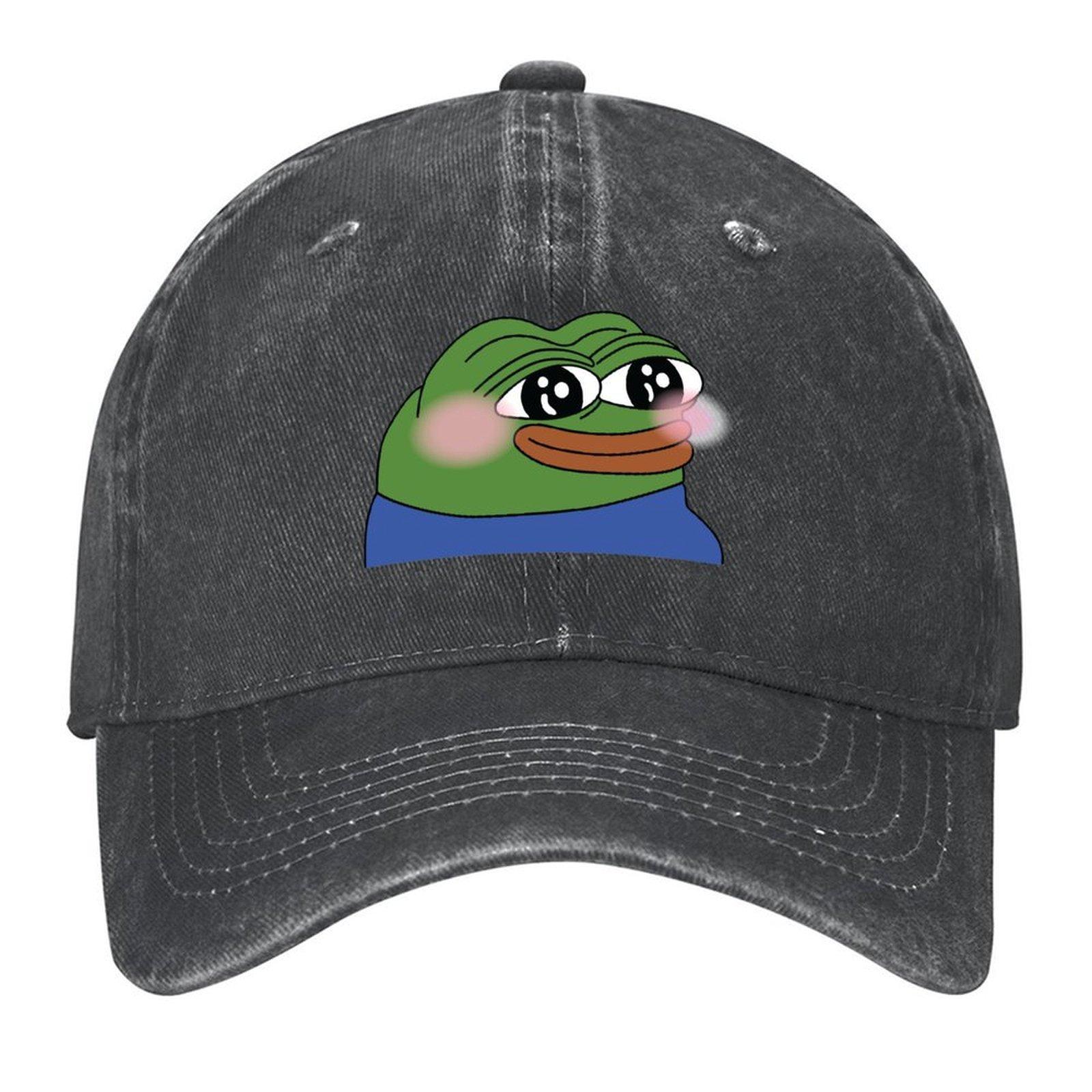 

2026 PeepoBlush Emote High Quality Baseball Cap Sun Hat For Children Brand Man Cap Streetwear Hip Hop Golf Wear Men Women s