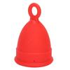 Silicone Menstrual Cup Women Soft Elastic Reusable Period Cup Female Body Care ToolRed S