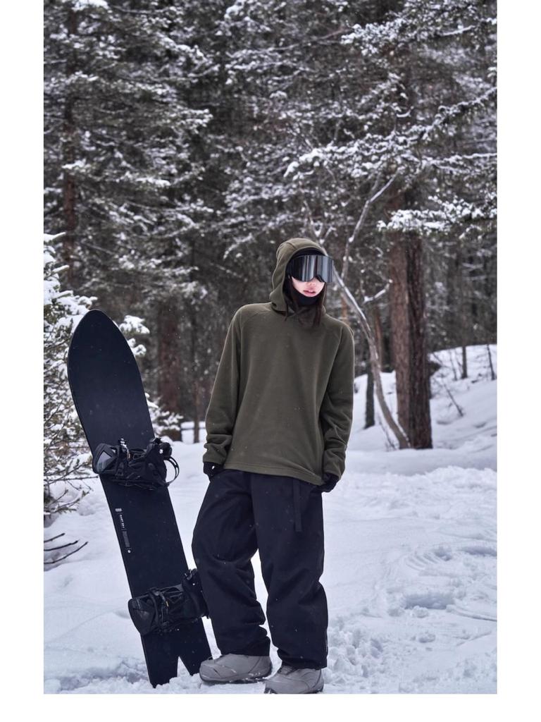 Unisex Waterproof Ski & Snowboard Pants: Loose Fit, Warm, Plus Velvet, for Men & Women.