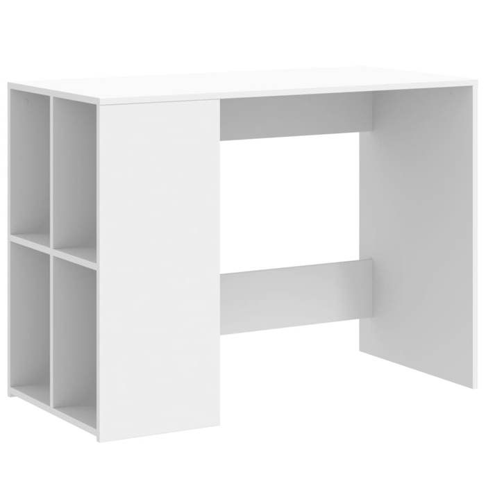 VidaXL White Desk 102x50x75 Cm Engineered Wood, Writing Desk, Computer Desk, Home Office Desk, Desk 840541