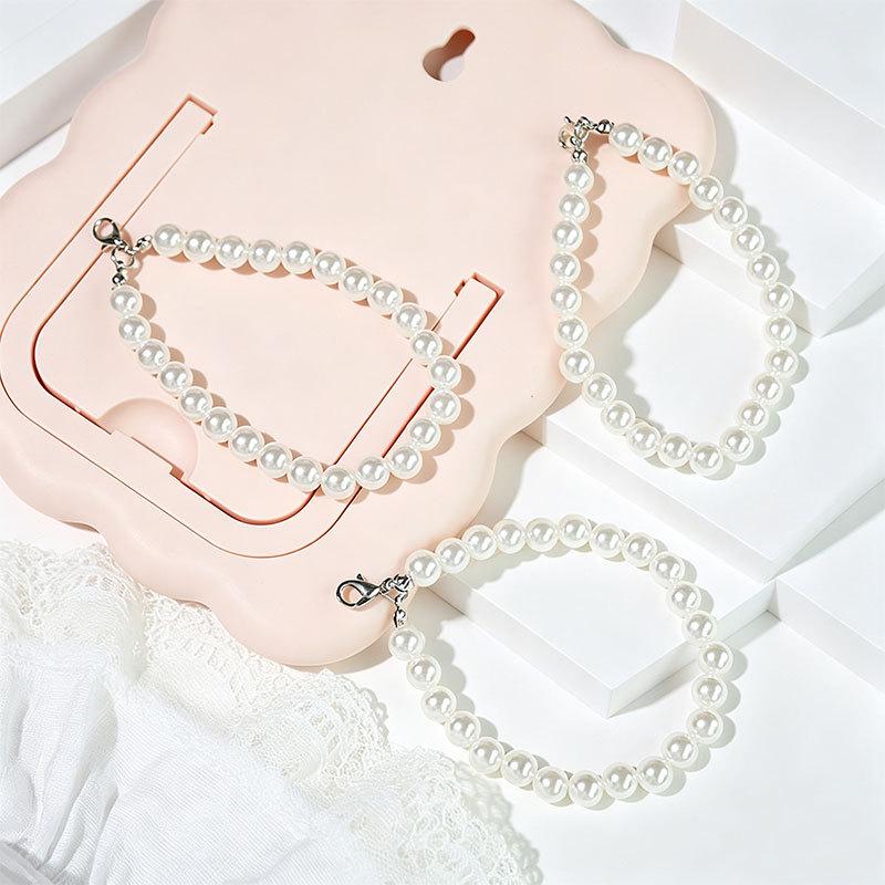DIY Imitation Pearl Keychain Pendant - Simple Pearl Bag Ornaments & Creative Hanging Accessories