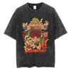 Dragon Ball Broly & Super Saiyan God Vintage Lavé Impression Anime T-shirt Surdimensionné | Haut Streetwear Unisexe