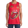 Amplified Mens Voodoo Lounge The Rolling Stones Basketball Jersey