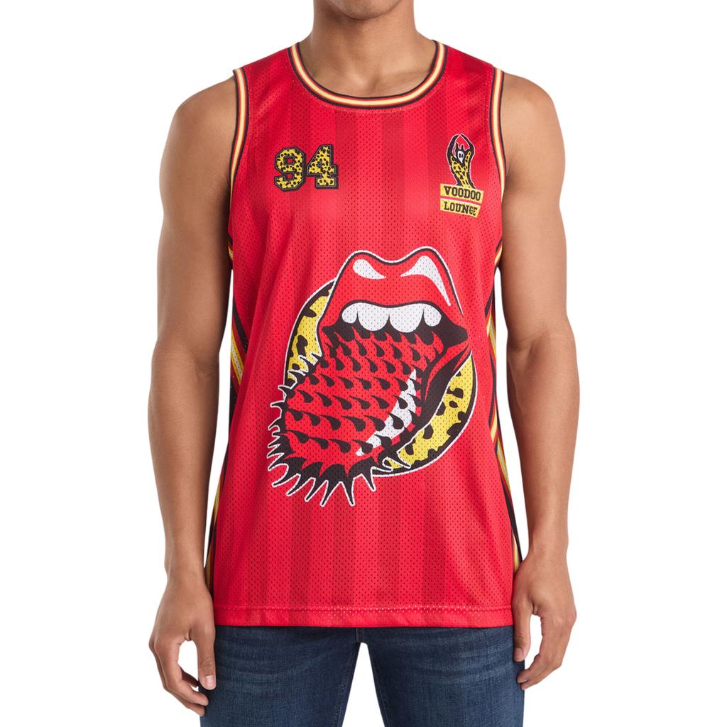 Amplified Mens Voodoo Lounge The Rolling Stones Basketball Jersey