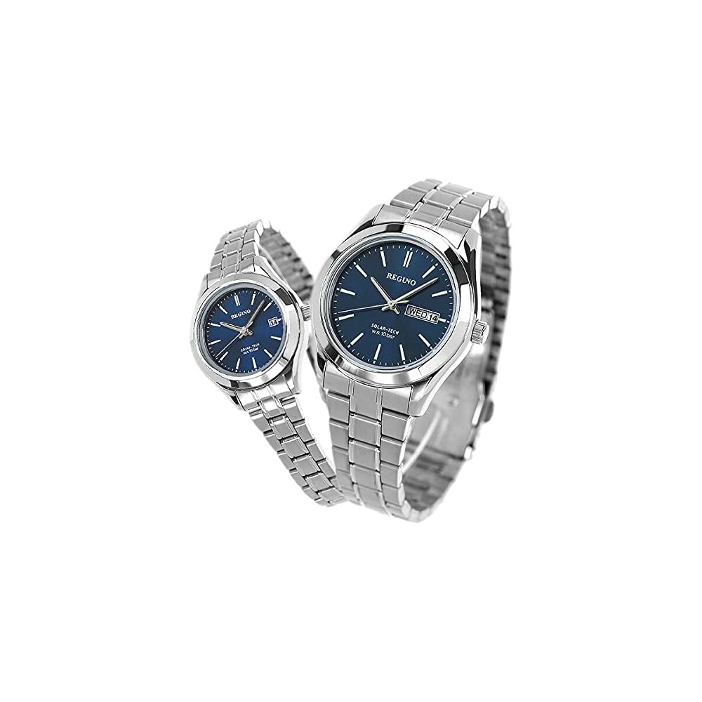 Citizen Regno Solar Pair Watch Set Men s Women s KM1-211-71 KM4-112-71