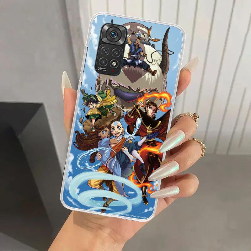 Anime Avatar The Last Airbender Phone Case for Xiaomi Redmi Note 15 14 14S 13 12S 12 Pro 11S 11 Plus 11T 11E 10S Soft Funda Prin