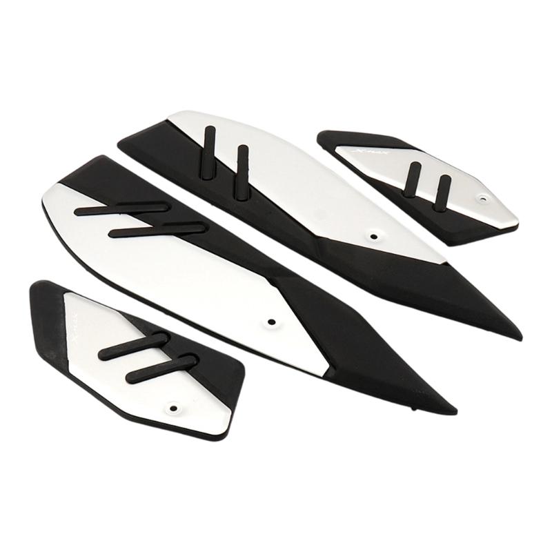Quick Install Antislip Footrest Covers Aluminum Rubber Motorcycle Accessories Full Protection for Long Rides