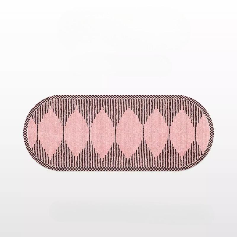 Girly Style Carpets for Living Room Pink Bedroom Decor Carpet Art Fluffy Soft Bedside Irregular Rug Home Thicken Plush Floor Mat