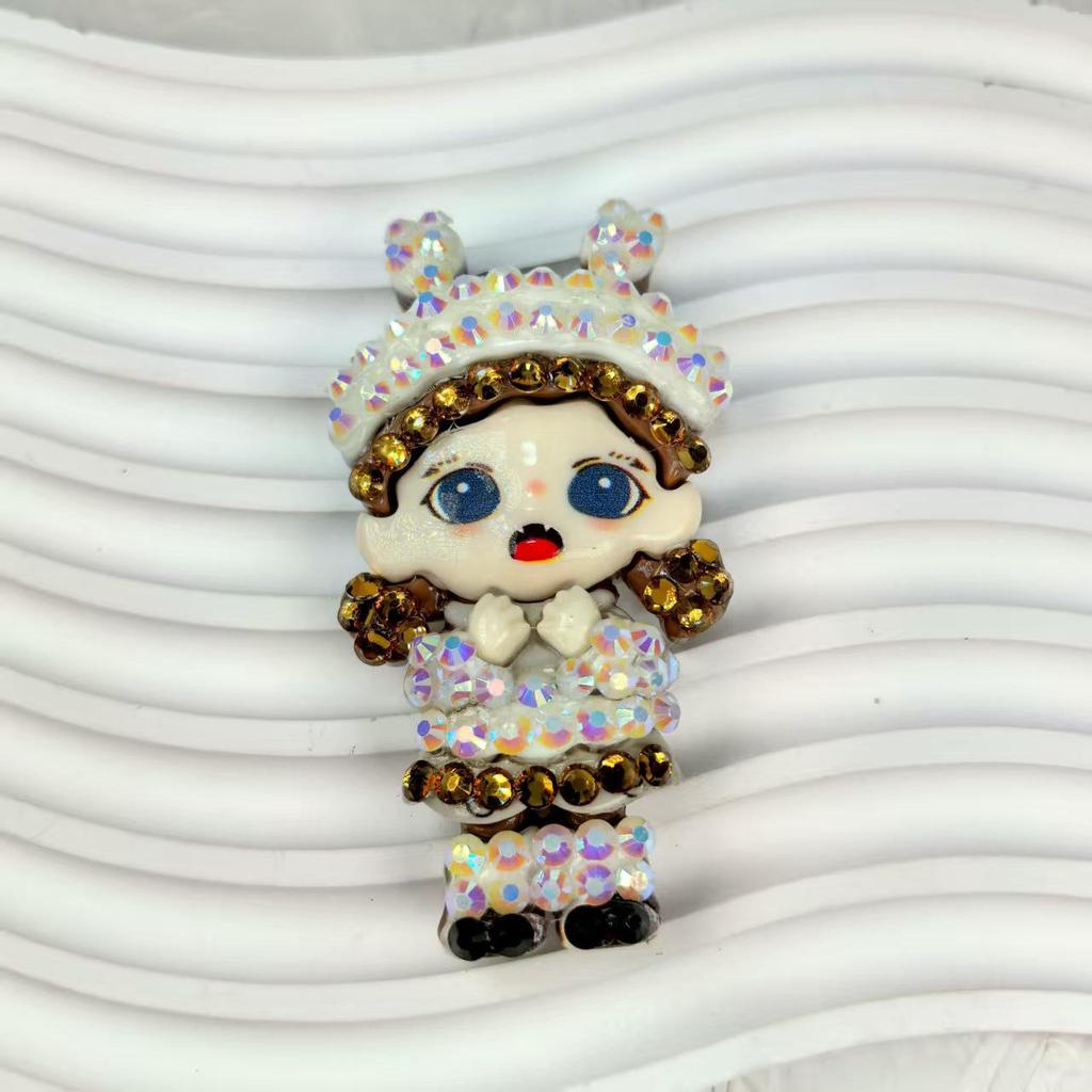 Sanrio Girls Resin Accessories: DIY Bag Stickers, Phone Case Embellishments, Refrigerator Magnets.