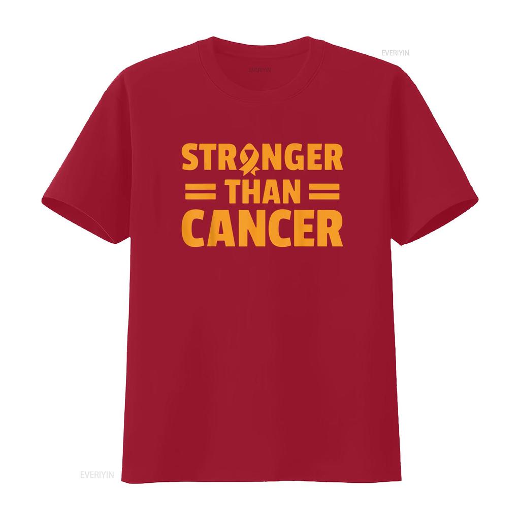 Womens Stronger Than Cancer Leukemia Awareness Survivor T Shirt Black vintage Washed Comfortable Casual fashion Soft streetwear