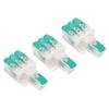 10 Pcs Connecteur de Fil Y613G 1 Entrée 3 Sorties Connecteur de Conducteur de Fil Ignifuge pour 10 à 20AWG 41A