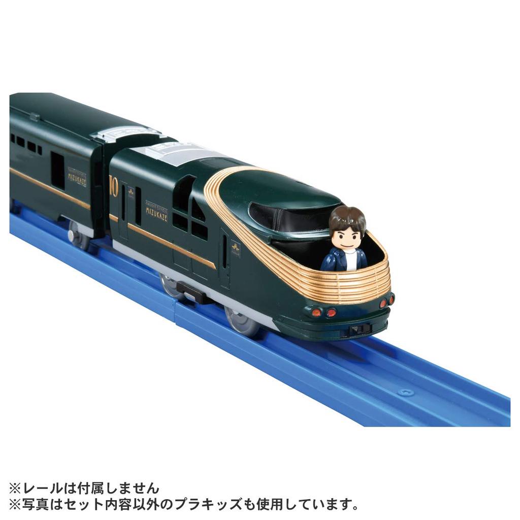 TAKARA TOMY "PLARAIL Cruise Train DX Series TWILIGHT EXPRESS Mizukaze" Train Train Toy 3 Years Old and Above Toy Safety Standards Passed ST Mark