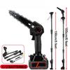 24V Electric Chainsaw 7500mAh Li-ion Battery Cordless Garden Tree Pruning Tool High Branch Saw NEW Telescoping Pole