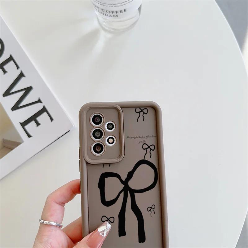 Case for Xiaomi POCO X7 X6 Pro X5 M7 M6 F5 F7 Mi 15 Ultra 14T Pro 14 13T 12 13 11 Lite 5G NE 12T Love Bowknot Silicone Cover