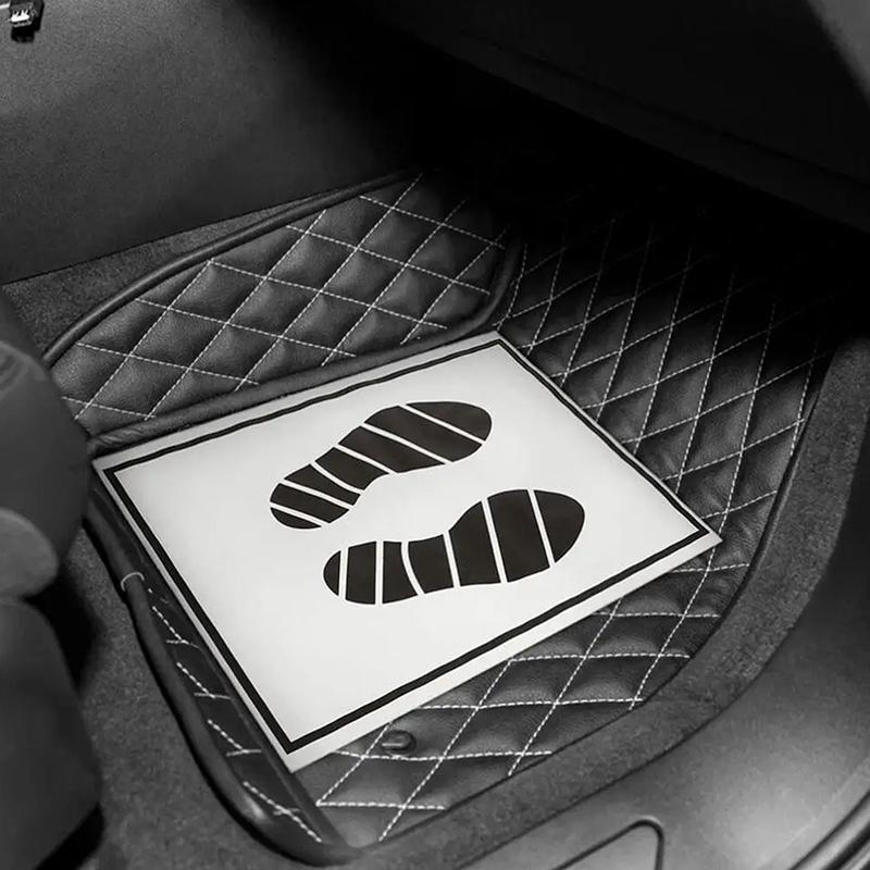 10/25 ks Jednorázové papírové podložky pod nohy Přenosné podložky pod nohy do vozidla Skládací podlahové rohože Podložka pod nohy do auta Příslušenství do interiéru auta