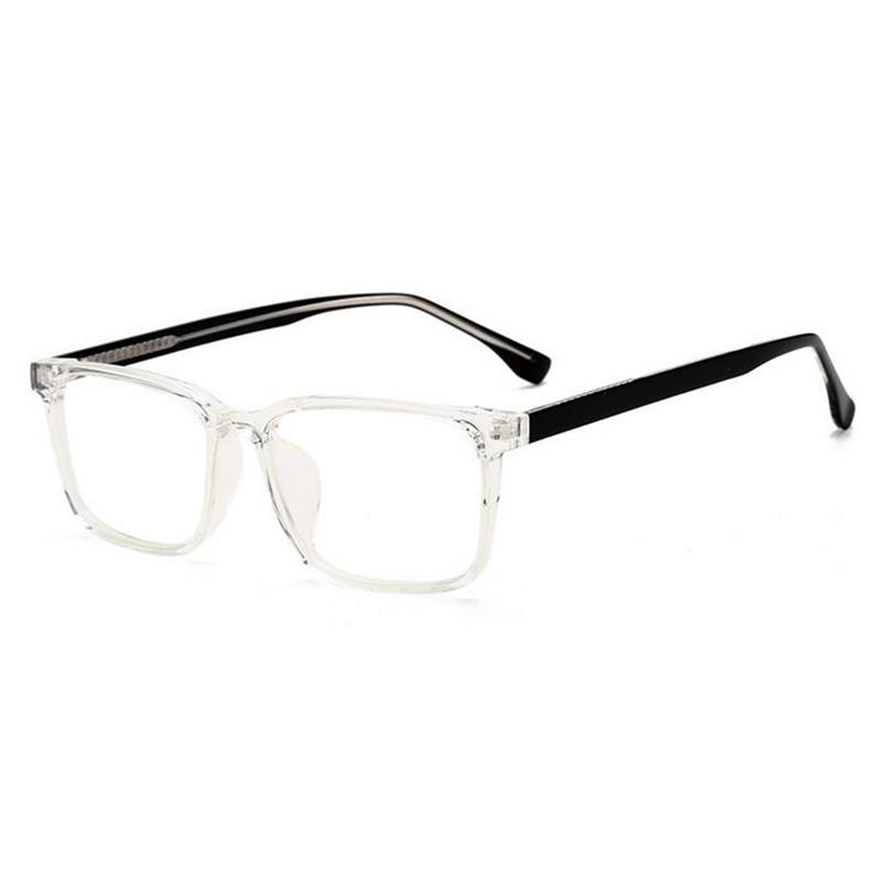 

TR90 Blue Light Blocking Square Nearsighted Glasses for Women Men Prescription 0 to -6 0 Short Sight Eyewear 0