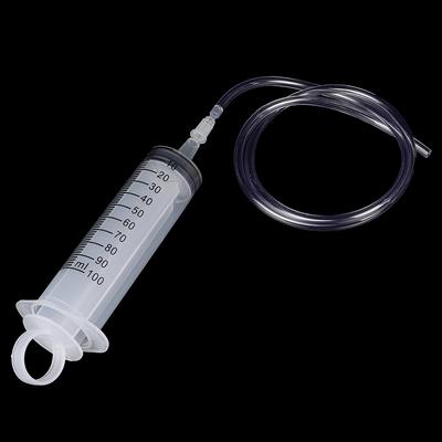 Pompă reutilizabilă cu seringă de mare capacitate de 100 ml, măsurare cu cerneală de alimentare cu tub de 1 m
