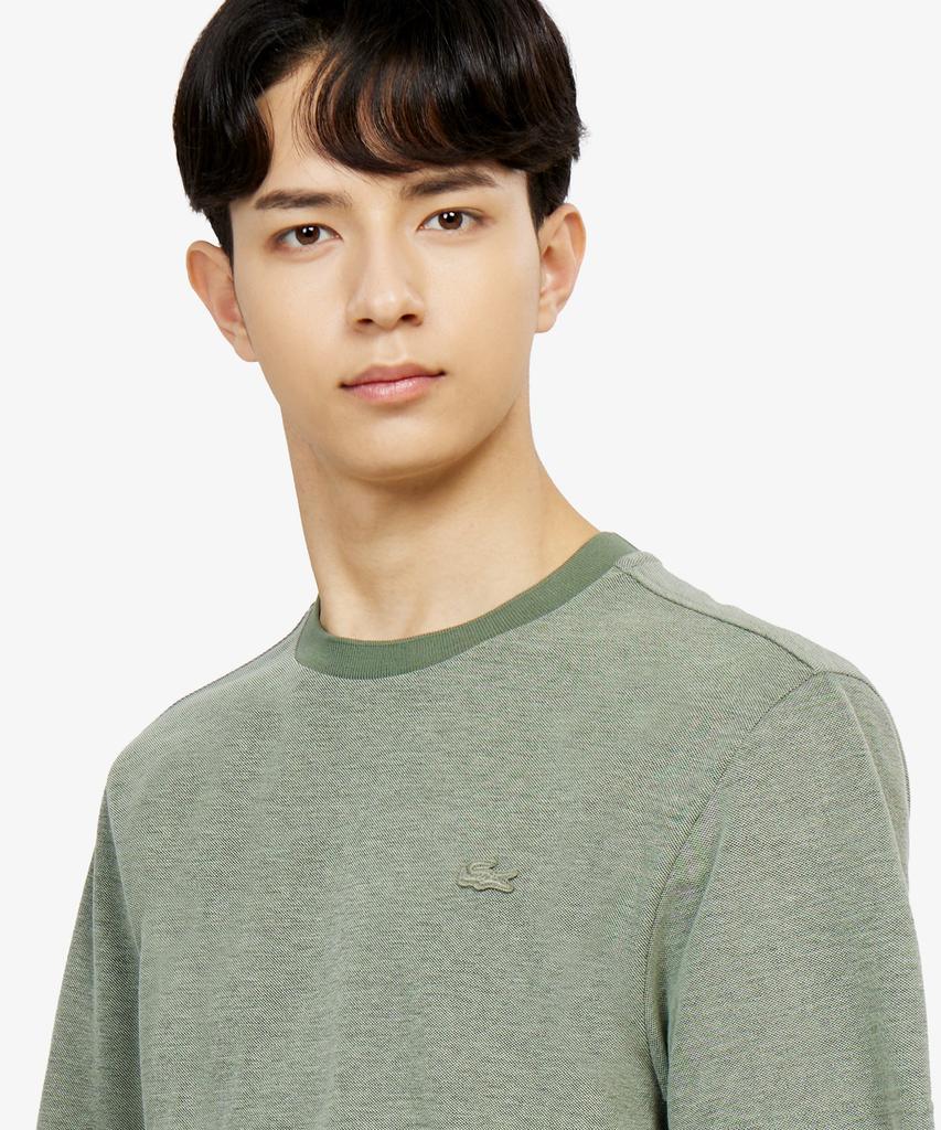 LACOSTE Men'S Lean Caviar Pique Short Sleeve T-Shirt Th742E-56G 02M
