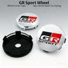 BGG1 4Pcs 56mm 60mm For GR Sport Emblem Car Wheel Center Hub Cap Cover Sticker Auto Accessories