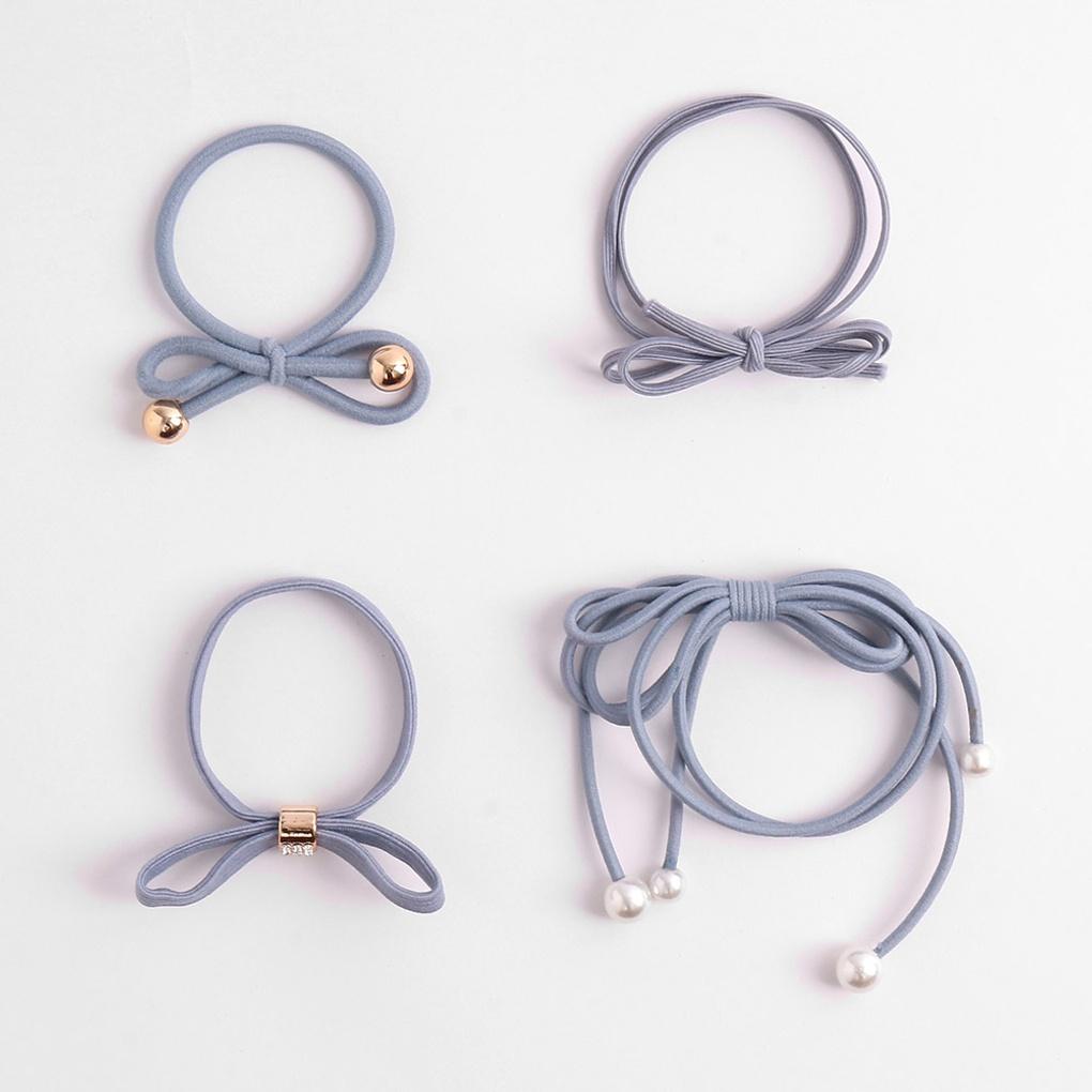 Women's Hair Tie 12-piece Set (Sky) Point Elastic
