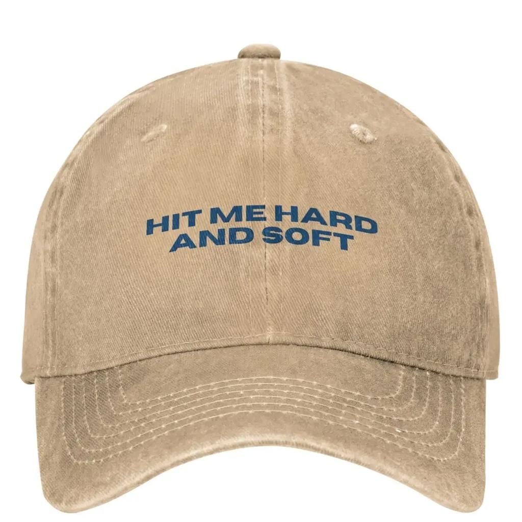 2026 Classic Hit Me Hard And Soft BILLIEs 2024 Baseball Caps Unisex Style Distressed Cotton Snapback Cap Outdoor Workouts Hats C