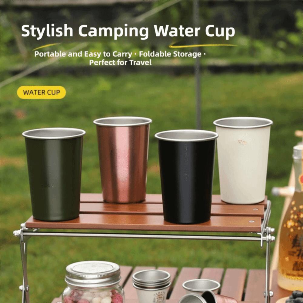 Stainless Steel Stainless Steel Cup 350ML Capacity Tea Drink Cup Portable Drinking Cup  Kitchen Use