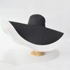 Oversize 25Cm Wide Brim Straw Hat Women'S Beach Cap Foldable Sunshade Protection Hat Ladies Sun Hats For Summer Girls