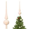 11 Inch Velvet Finial Christmas Tree Topper Vintage Mid Century Spherical Treetop Ornament