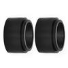 Engine Cover Rubber Mounting 2PCS Black For Mat Plastic New Parts