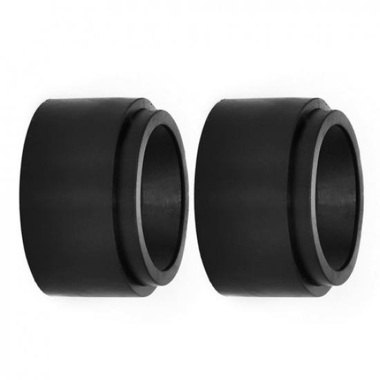 Engine Cover Rubber Mounting 2PCS Black For Mat Plastic New Parts