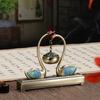 1PC Swan Lake Chinese Incense Dual-purpose Furnace Home Desktop Small Ornament